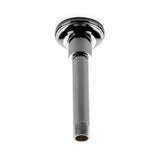 Waterworks Universal Vertical Showerhead Arm and Flange ONLY in Matte Black