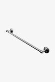 Waterworks Transit 18" Single Towel Bar in Antique Brass