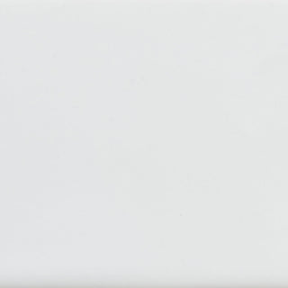 Waterworks Architectonics Handmade Instock Universal Dado Rail 1 3/4" x 6" in Paperwhite Glossy Layered (East Coast)