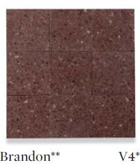 Waterworks Portlandia Terrazzo Piccolo Field Tile 16 x 16 x 3/4 in Brandon Antiqued