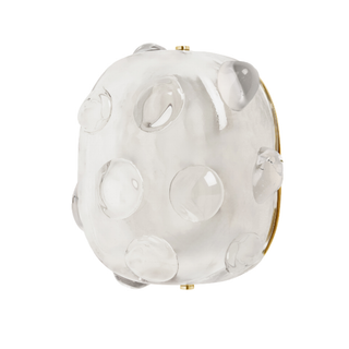 Camilla Wall / Ceiling Large Oval Flush Mount with Murano Glass Diffuser