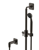 Waterworks Ludlow Handshower On Bar with Metal Handle in Matte Black