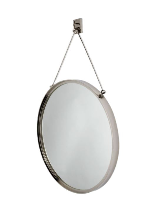 Waterworks Latchet Wall Mounted Round Mirror 23 1/2