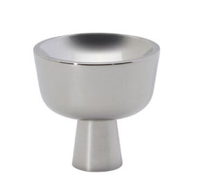 Waterworks Bond 1 1/4" Concave Knob in Chrome