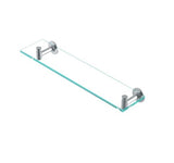 Waterworks Bond 18" Glass Shelf in Chrome