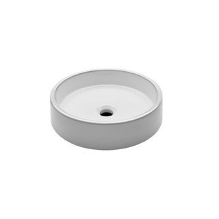 Waterworks Clara Undermount Round Vitreous China Double Glazed Lavatory Sink 15 3/4" x 15 3/4" x 4"