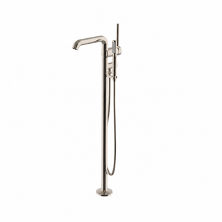 Waterworks .25 TRIM ONLY Floor Mounted Exposed Tub Filler with 1.75gpm Handshower and Joystick Handle