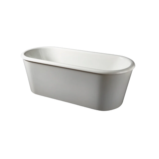 Waterworks Colette Freestanding Oval Bathtub 70" x 32" x 24" with Slip Resistance