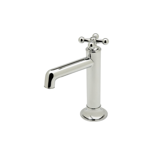 Waterworks Dash One Hole High Profile Bar Faucet with Metal Cross Handle