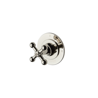 Waterworks Dash Two Way Pressure Balance Diverter Valve Trim with Roman Numerals and Metal Cross Handle