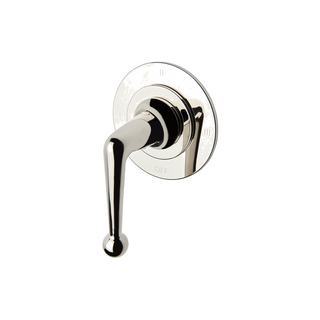 Waterworks Dash Three Way Thermostatic Diverter Valve Trim with Roman Numerals and Metal Lever Handle