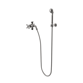 Waterworks Dash Handshower on Hook with Diverter and Lever Handle