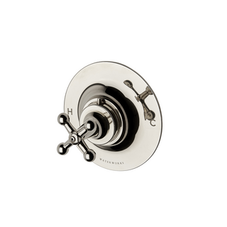 Waterworks Dash Thermostatic Control Valve Trim with Metal Cross Handle