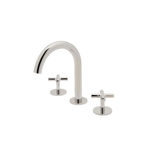 Waterworks Flyte Gooseneck Lavatory Faucet with Cross Handles