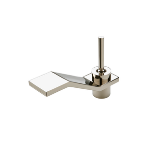 Waterworks Formwork Low Profile One Hole Deck Mounted Lavatory Faucet with Metal Joystick Handle