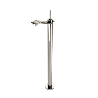 Waterworks Formwork Floor Mounted Exposed Tub Filler with Metal Joystick Handle