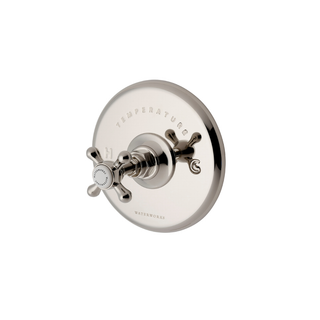 Waterworks WWS Highgate Thermostatic Control Valve Trim with Metal Cross Handle