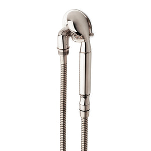 Waterworks Henry Handshower On Hook with Metal Handle in Antique Bronze