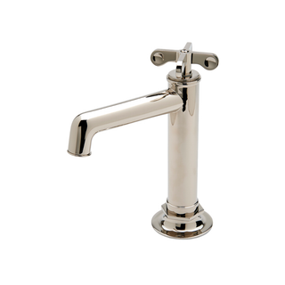 Waterworks Henry One Hole High Profile Bar Faucet , Metal Cross Handle