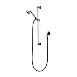 Waterworks Julia Handshower On Bar with White Porcelain Handle