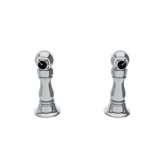 Waterworks Julia Pair of 2 3/8" x 2 3/8" x 4 13/16" Deck Unions