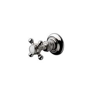 Waterworks Julia Volume Control Valve Trim with Metal Cross Handle
