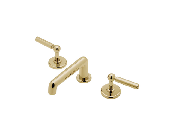 Waterworks Ludlow Volta Lavatory Faucet with Lever Handles in Brass