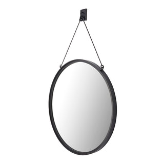 Waterworks Latchet Wall Mounted Round Mirror 23 1/2" x 1 1/2" x 37 5/8"