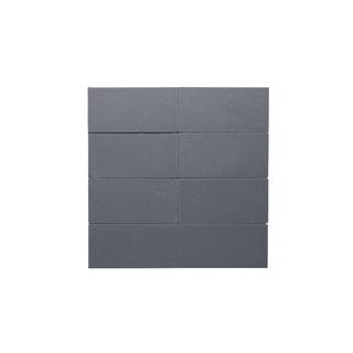 Waterworks Magma Field Tile 3 x 6 in Lunar Crackle