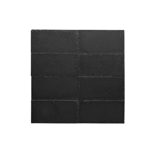 Waterworks Magma Field Tile 2" x 8" in Midnight Matte