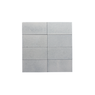 Waterworks Magma Field Tile 2" x 8" in Zinc Crackle