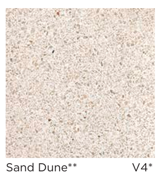 Waterworks Portlandia Terrazzo Instock Field Tile 23 5/8 x 23 5/8 x 3/4 in Sand Dune Matte Solid