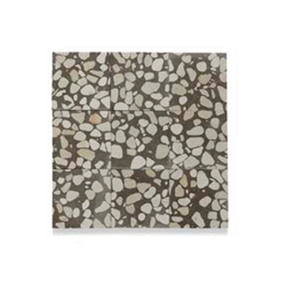 Waterworks Portlandia Terrazzo Liscia Field Tile 16 x 16 x 3/4 in Pavilion Antiqued
