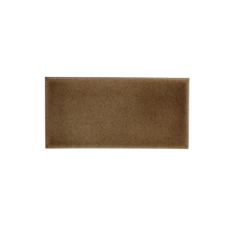 Waterworks Architectonics2 Handmade Field Tile 3 x 6 in Oat Dynamic Crackle