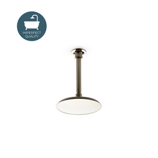 Waterworks Henry 8" Ceiling Mounted Shower Rose, Arm and Flange