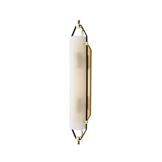 Waterworks Addair Wall Mounted Double Sconce with Glass Shade