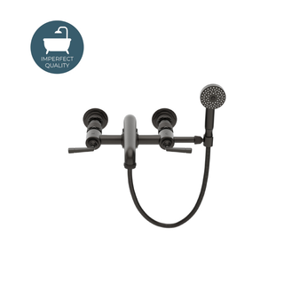 Waterworks R.W. Atlas Exposed Wall Mounted Tub Filler with 1.75gpm Handshower and Lever Handles