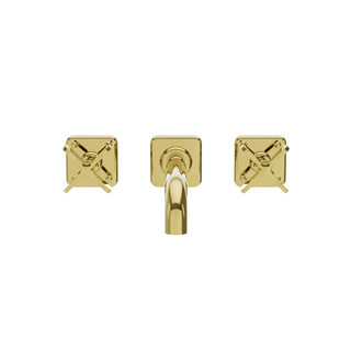 Waterworks Ludlow Wall Mounted Lavatory Faucet with Cross Handles