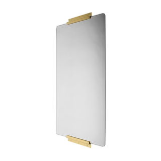 Waterworks Cooper Metal Rectangular Wall Mounted Stationary Mirror 24" x 40 3/4" x 7/8"