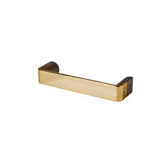 Waterworks Muir 4" Metal and Walnut Pull