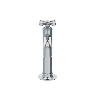 Waterworks Dash One Hole High Profile Bar Faucet with Metal Cross Handle