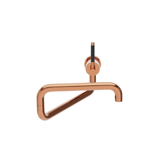Waterworks Universal Modern Wall Mounted Articulated Pot Filler with Metal Lever Handle