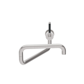 Waterworks Universal Modern Wall Mounted Articulated Pot Filler with Metal Lever Handle