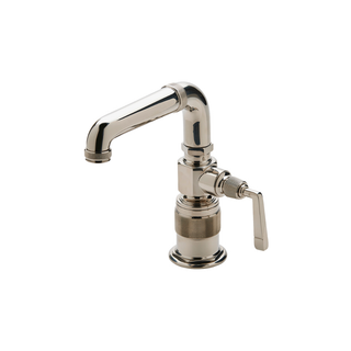 Waterworks R.W. Atlas One Hole High Profile Bar Faucet, Metal Lever Handle