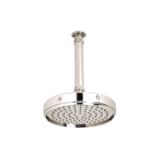 Waterworks R.W. Atlas Ceiling Mounted 8 1/2" Shower Head, Arm and Flange