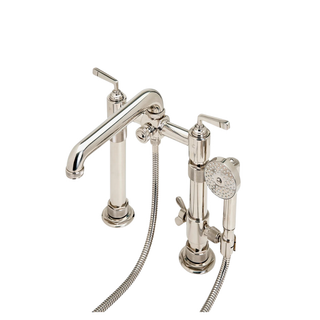 Waterworks R.W. Atlas Exposed Deck Mounted Tub Filler with 2.5gpm Handshower and Lever Handles