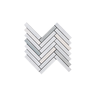 Waterworks Magma Herringbone Mosaic Zinc Stargazer Blend Crackle