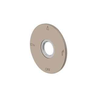 Waterworks Universal Three Way Diverter Valve Trim for Thermostatic with Graphics