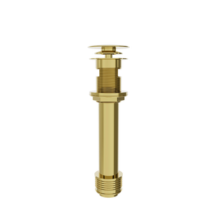 Waterworks Universal Push-Touch Waste and Overflow Drain with Tailpiece