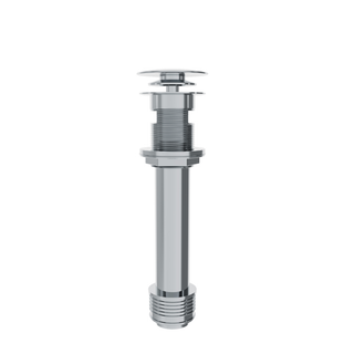 Waterworks Universal Push-Touch Waste and Overflow Drain with Tailpiece